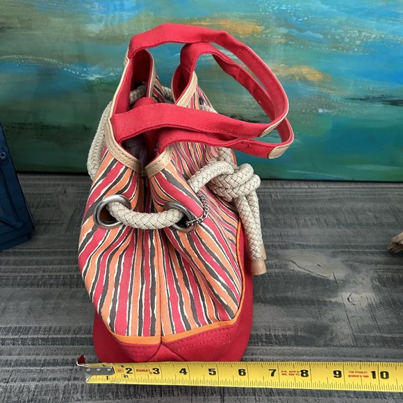 Red Purse Naturalizer Y2K Summer Purse /Boho Handbag / Beach Bag/ Red , … - Picture 13 of 13